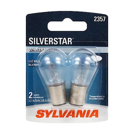 2357 SilverStar: Mini Bulb, High Performance, 2 Pack