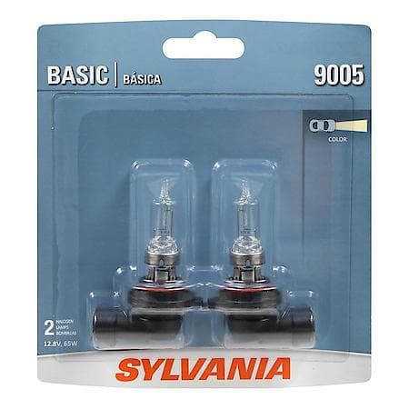 9005 Basic: Halogen Headlight Bulb, Basic Performance, 2 Pack