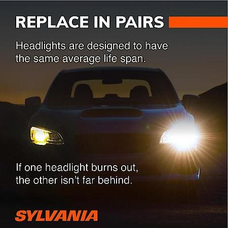 9012 SilverStar Ultra: Halogen Headlight Bulb, Brightest Downroad and Whiter Light, 2 Pack