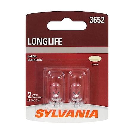 3652 Long Life: Mini Bulb, Standard Performance, 2 Pack