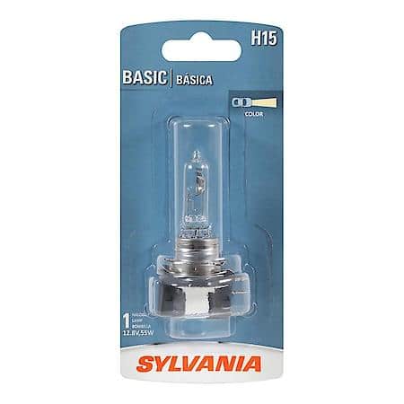 H15 Basic Halogen Headlight Bulb, Basic Performance, 1 Pack