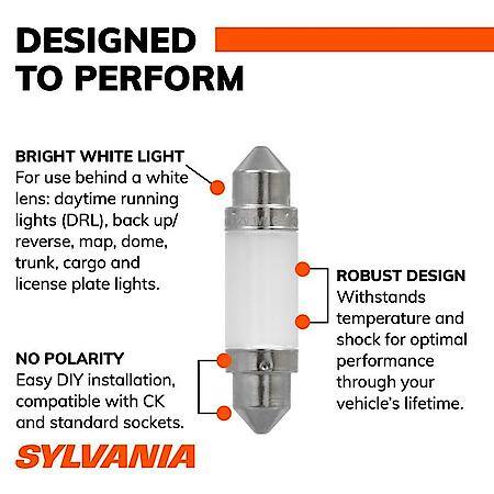 211-2 ZEVO: White LED Mini Bulb, Super Bright, Lifetime Limited Warranty, 1 Pack