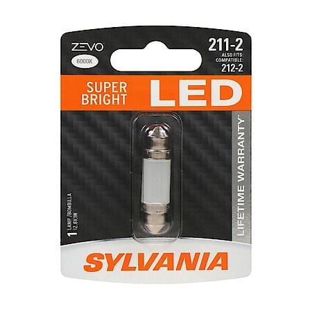 211-2 ZEVO: White LED Mini Bulb, Super Bright, Lifetime Limited Warranty, 1 Pack