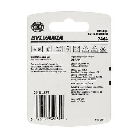 7444 Long Life Mini Light Bulb, Standard Performance, 2 Pack
