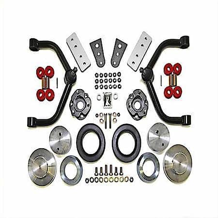 4"Front/2"Rear Lift, Black Components, With Rear Coil Spring Spacers/ Hardware
