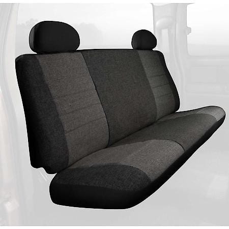 FIA OE2-10 CHARC, CUSTOM SEAT COVER REAR BENCH, TWEED, CHARCOAL