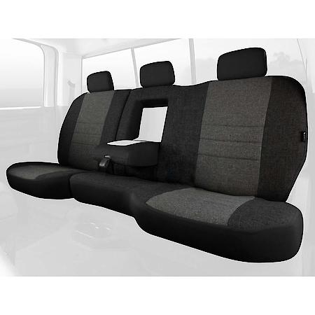 FIA OE2-22 CHARC, CUSTOM SEAT COVER REAR 60/40, TWEED, CHARCOAL