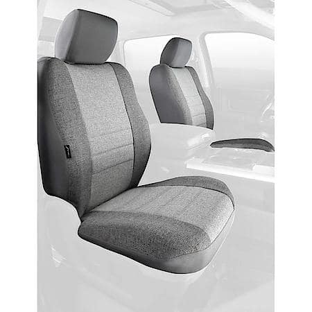 FIA OE37-26 GRAY, CUSTOM SEAT COVER FRONT BUCKETS, TWEED, GRAY