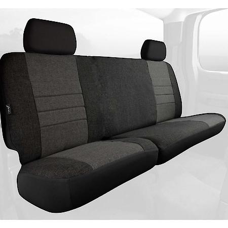 FIA OE2-33 CHARC, CUSTOM SEAT COVER REAR 60/40, TWEED, CHARCOAL
