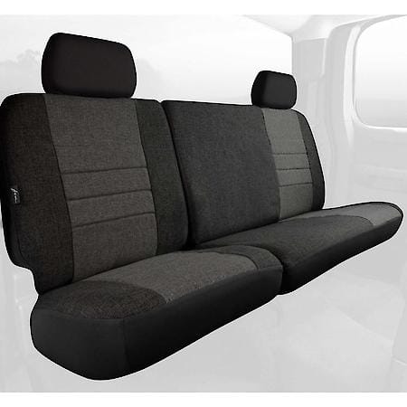 FIA OE2-35 CHARC, CUSTOM SEAT COVER REAR 60/40, TWEED, CHARCOAL
