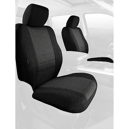 FIA OE39-41 CHARC, CUSTOM SEAT COVER FRONT BUCKETS, TWEED, CHARCOAL