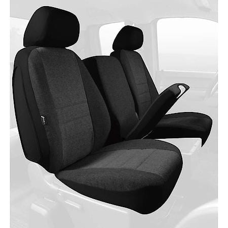 FIA OE38-30 CHARC, CUSTOM SEAT COVER FRONT 40/20/40, TWEED, CHARCOAL