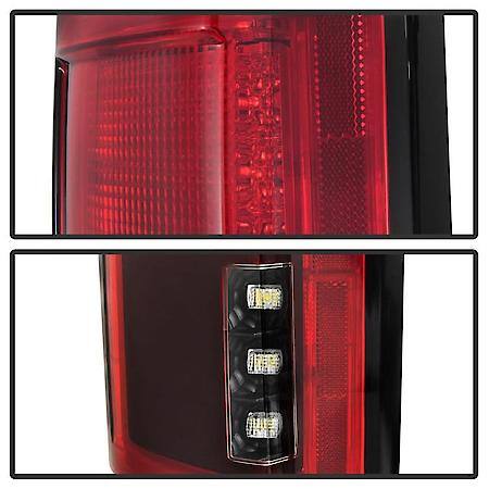 ( Spyder ) Ford F150 2015-2018 Light Bar LED Tail Lights ( Compatible With Rear