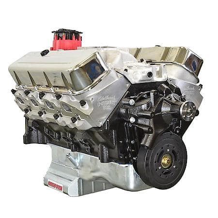Engine Long Block; Chevrolet 454CI 525HP Mid-Dress
