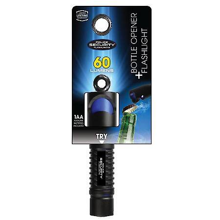 Bottle Opener Flashlight, Light Output: 60 Lumens