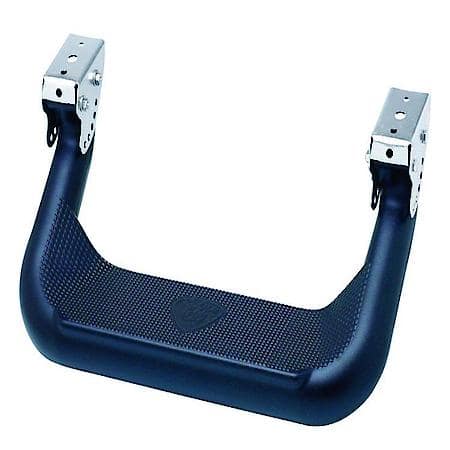 Cab Mount, Multi-Fit, Set Of 2, Flat Step, Powder Coated, Black, Steel