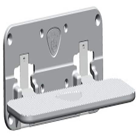 2/2.5"Receiver Hitch Mount, 14" X 6", Flat Step, 500Lb, Non-Extendable, Single
