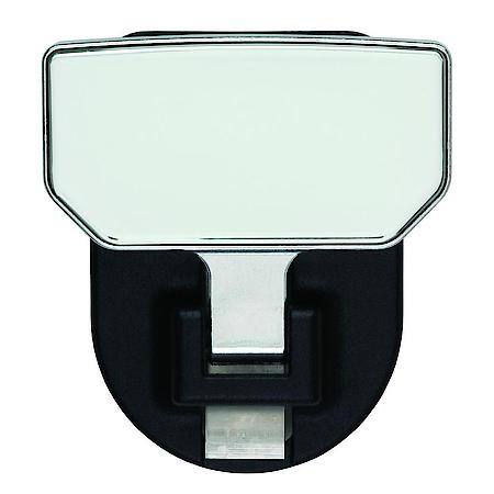 Cab Mount, Multi-Fit, Single, Flat Step, Powder Coated, Black, Aluminum
