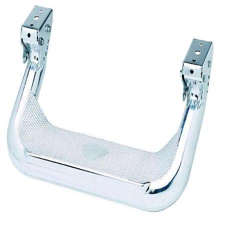 Cab Mount, Multi-Fit, Set Of 2, Flat Step, Powder Coated, Black, Aluminum
