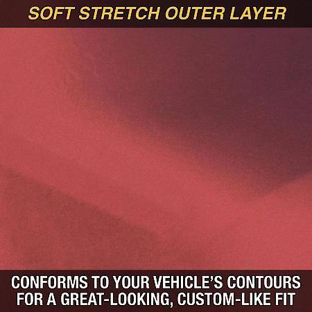Indoor Stretch Car Cover, Red, Size 4: Fits Up To 19' L, Soft Inner Lining