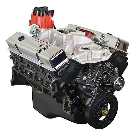 Engine Long Block; Chevrolet 350 4-Bolt 345HP Mid-Dress