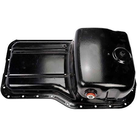 Engine Oil Pan: Direct Fit, Steel, Sump, 18 Quart