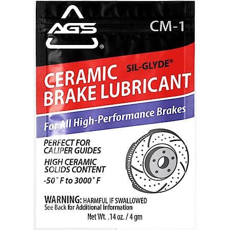 Cerami-Glyde Silicone Brake Lubricant, Pouch, 4 g, 1000