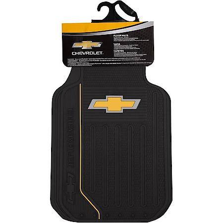 Chevrolet Front Floor Mats: Elite, Durable, Rubber, Universal 2-Piece Set