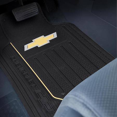 Chevrolet Front Floor Mats: Elite, Durable, Rubber, Universal 2-Piece Set