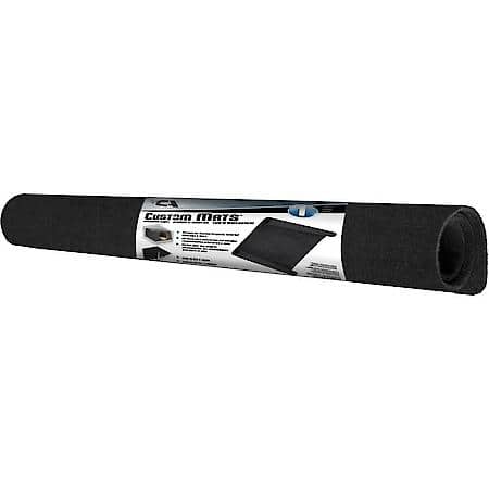 Custom Mats 72in x 36in 1PC Black Carpet Interior Carpet Replacement Floor Mat