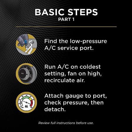 R-134a Reusable Professional Gauge and Hose