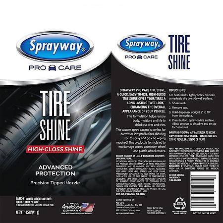 High Gloss Tire Shine : Gives Your Tires A Long-Lasting "Wet-Look", 14.5 oz.