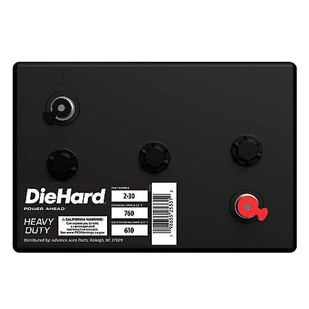 Battery: 2 Group Size, 610 CCA, 760 CA, 150 Minute Reserve Capacity