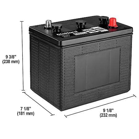 Battery: 6V Battery: 1 Group Size, 1 Year Warranty,  700 CCA,  875 CA