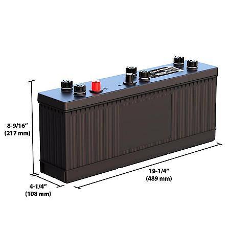 Battery: 3EE Group Size, 370 CCA, 460 CA, 100 Minute Reserve Capacity
