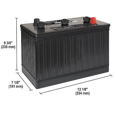 Battery : 6V Battery : 4 Group Size, 1000 CCA, 1250 CA, 295 Minute Reserve Capacity, Heavy-Duty