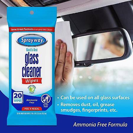 Glass Wipes 20 Count