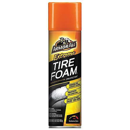Extreme Tire Foam Protectant Aerosol, One Easy Step : Just Spray and Walk Away! 18 oz.