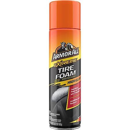 Extreme Tire Foam Protectant Aerosol, One Easy Step : Just Spray and Walk Away! 18 oz.