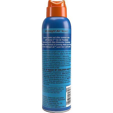 Air Freshener FreshFX Smoke Destroyer Aerosol Midnight Air