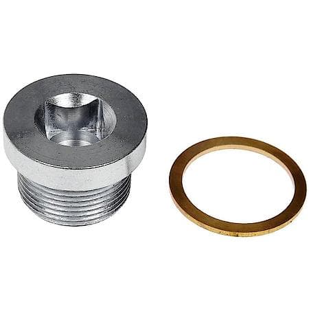 Standard Engine Oil Drain Plug: M26-1.50 Thread, 1.25 " Head, 1 Pack