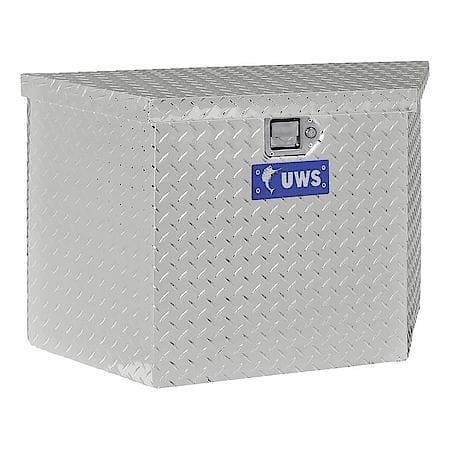 Heavy-Duty 49-Inch Aluminum Trailer Tongue Tool Box with RigidCore Lid