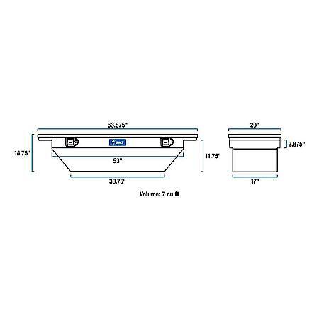 Angled Crossover Truck Too 63in.