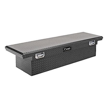 Extra Thick Aluminum 69" Low Profile Crossover Truck Tool Box with Organizer