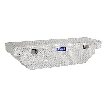 Angled Truck Tool Box, RigidCore Lid 63-Inch Heavy-Wall Aluminum