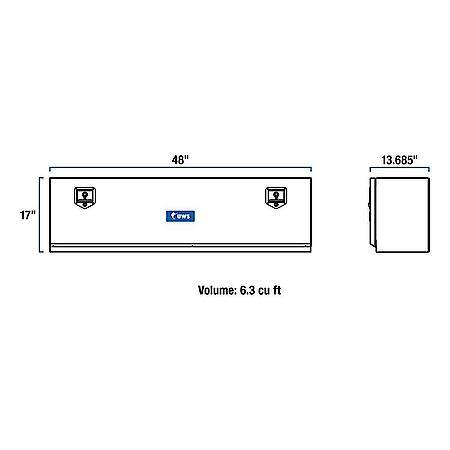 Single-Door Topside Truck Box, 48in.