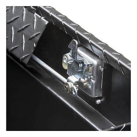72-Inch Matte Black Heavy-Wall Aluminum Truck Tool Box with Low Profile