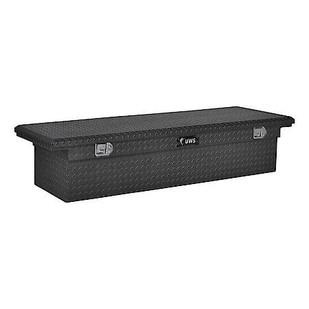 72-Inch Matte Black Heavy-Wall Aluminum Truck Tool Box with Low Profile