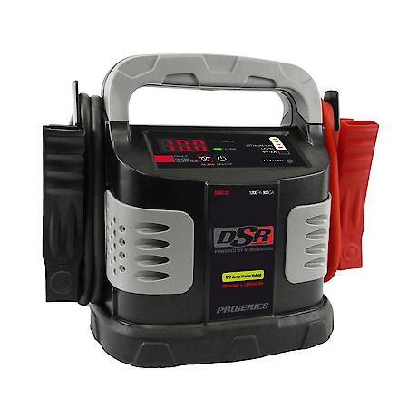DSR 1200 Amp Ultracapacitor Hybrid Jump Starter: Backup Lithium Battery