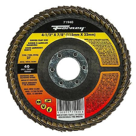 Curved Flap Disc - 60 Grit